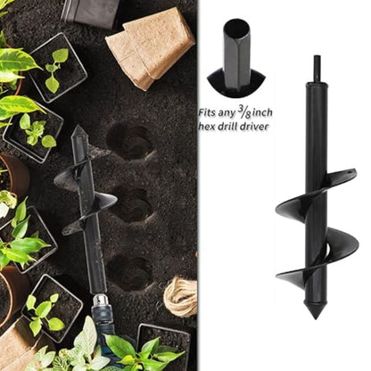 AugerEase - Spiral Drill Bit: Simplify Your Gardening